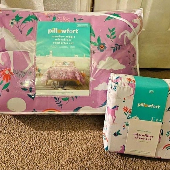 Pillowfort Meadow Magic Bed in a bag Set FULL kids bedding RARE